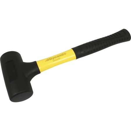DYNAMIC Tools 2lb Dead Blow Hammer, Fiberglass Handle D041067